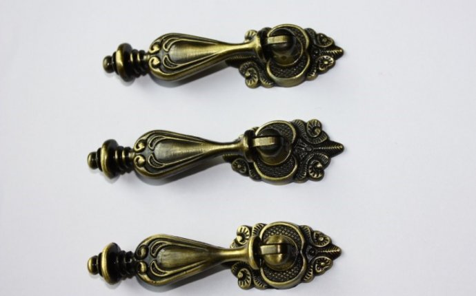 20pcs Single Hole Antique Furniture Hardware Knob Door Handles for