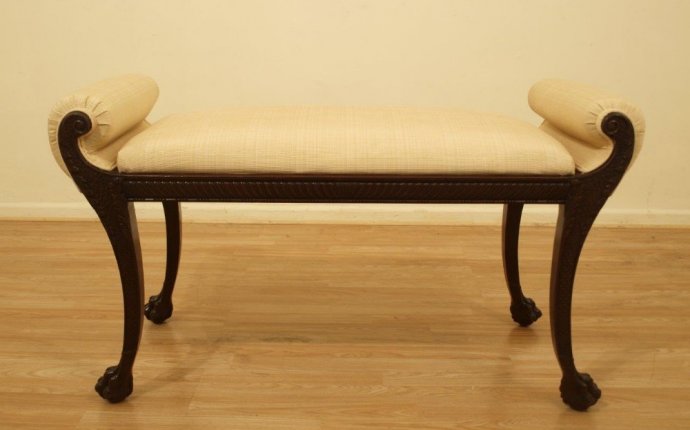 A Fine Mahogany Edwardian Period Antique Window Seat | 236401