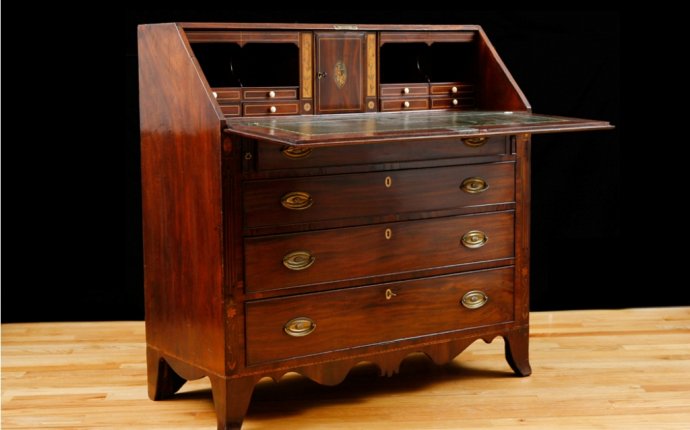 Antique Secretary Desk with Hutch Value — Modern Desk : Antique