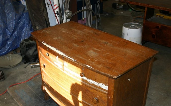 Doodle Bug: Distressed Antique Dresser--Paint & Stain
