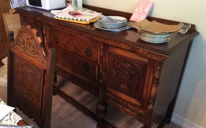 Jacobean carved dining 1900 | Dining Room Set, Table 6 Chairs