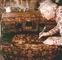 Dutch Marquetry Secretary to be Repaired and French Polished Dutch Marquetry Secretary to be Repaired and French Polished