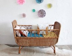 French Vintage for Kids' Rooms: Vintage Wicker Crib