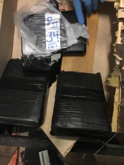 Heroin seized in the Bronx on March 18, 2017.
