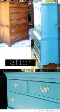How-to-paint-a-furniture that is stained