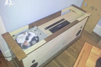 Old House Crazy - DIY - Restore an Old Stereo Console - Nearly Finished