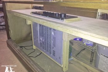 Old House Crazy - DIY - Restore an Old Stereo Console - New Receiver Mount